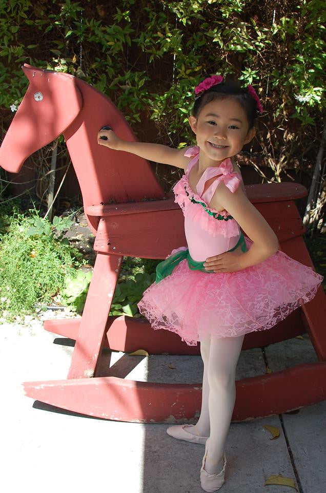 A-8 Kid's cute pink costume