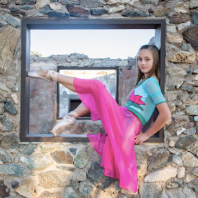 【 Iridescent Hot Pink Chiffon】Rehearsal long flowy skirt