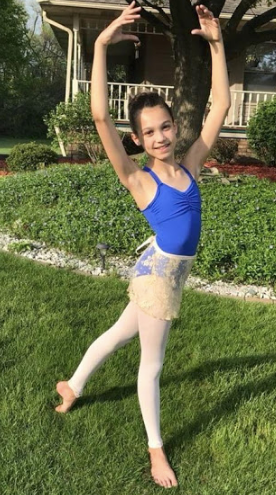 Mocha lace wrap skirt for both kids