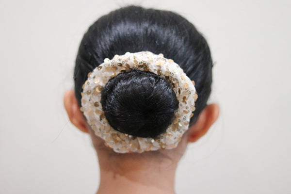 Scrunchies with sequins (handmade)