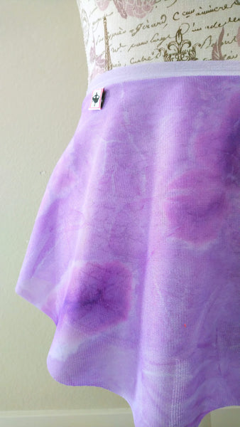 【Shiny Purple tie-dye】Pull-on skirt
