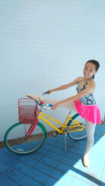 【Hot Pink】Velvet pull-on skirt