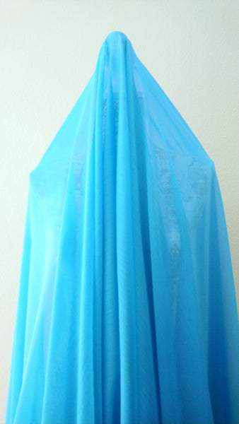 【 Iridescent sky blue Chiffon】Rehearsal long flowy skirt