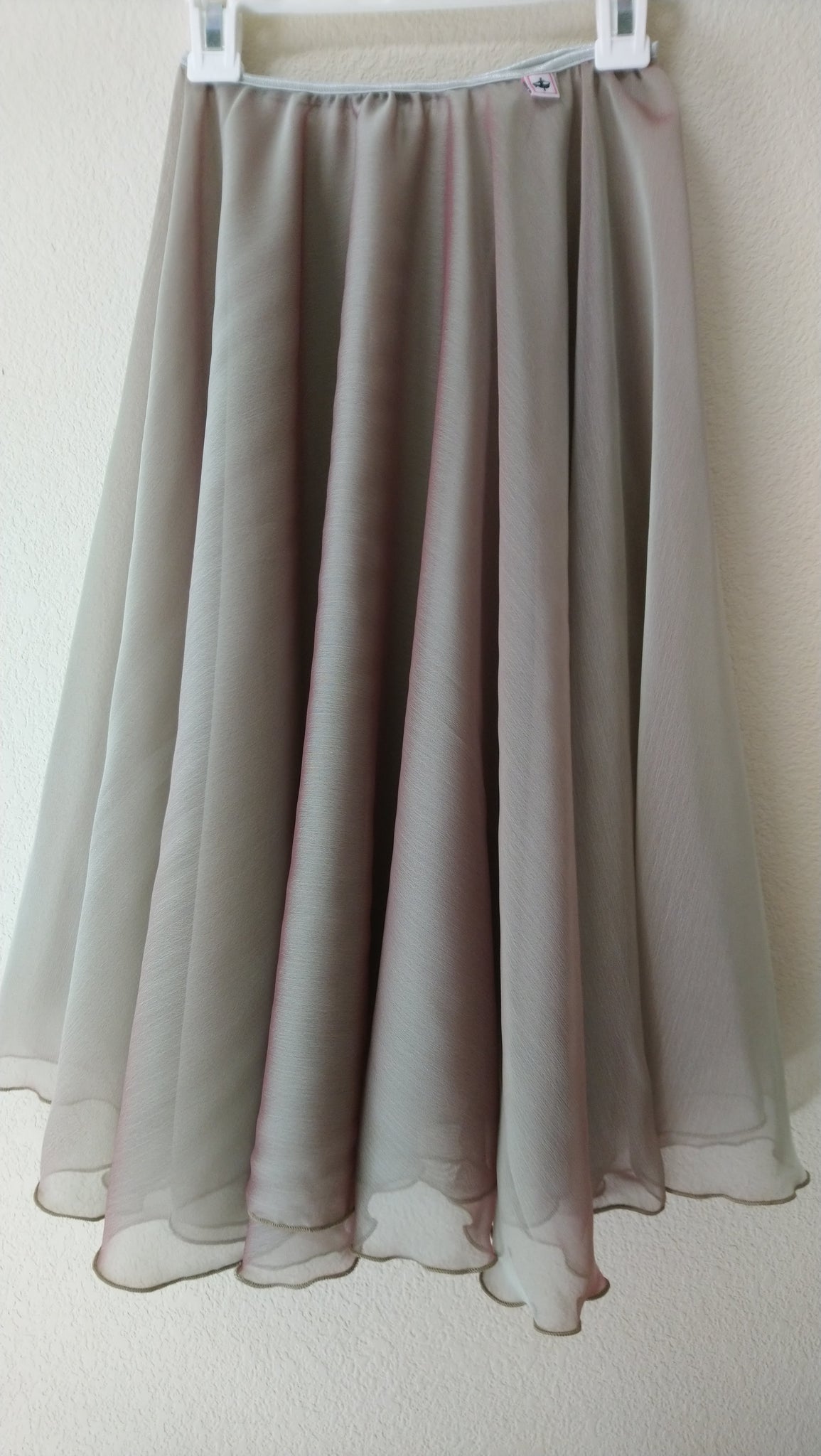 【 Iridescent Chiffon】Rehearsal long flowy skirt