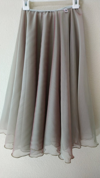 【 Iridescent Chiffon】Rehearsal long flowy skirt