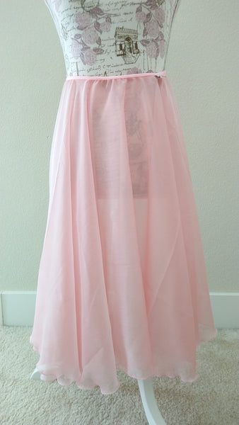 【Iridescent  Chiffon】Rehearsal long flowy skirt　