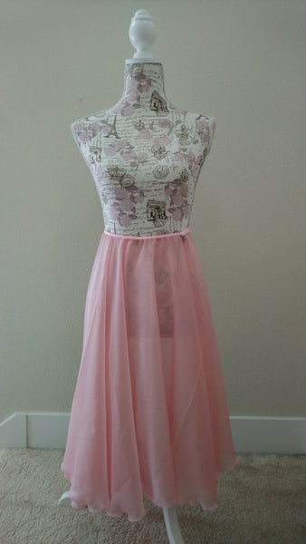 【Iridescent  Chiffon】Rehearsal long flowy skirt