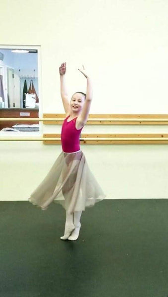 【 Iridescent Chiffon】Rehearsal long flowy skirt