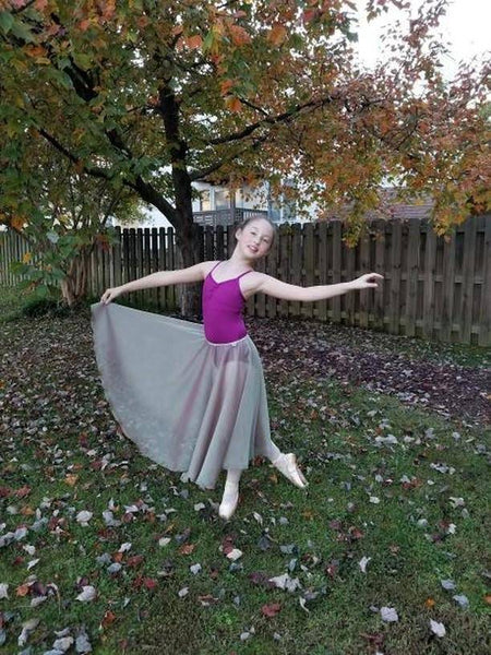 【 Iridescent Chiffon】Rehearsal long flowy skirt