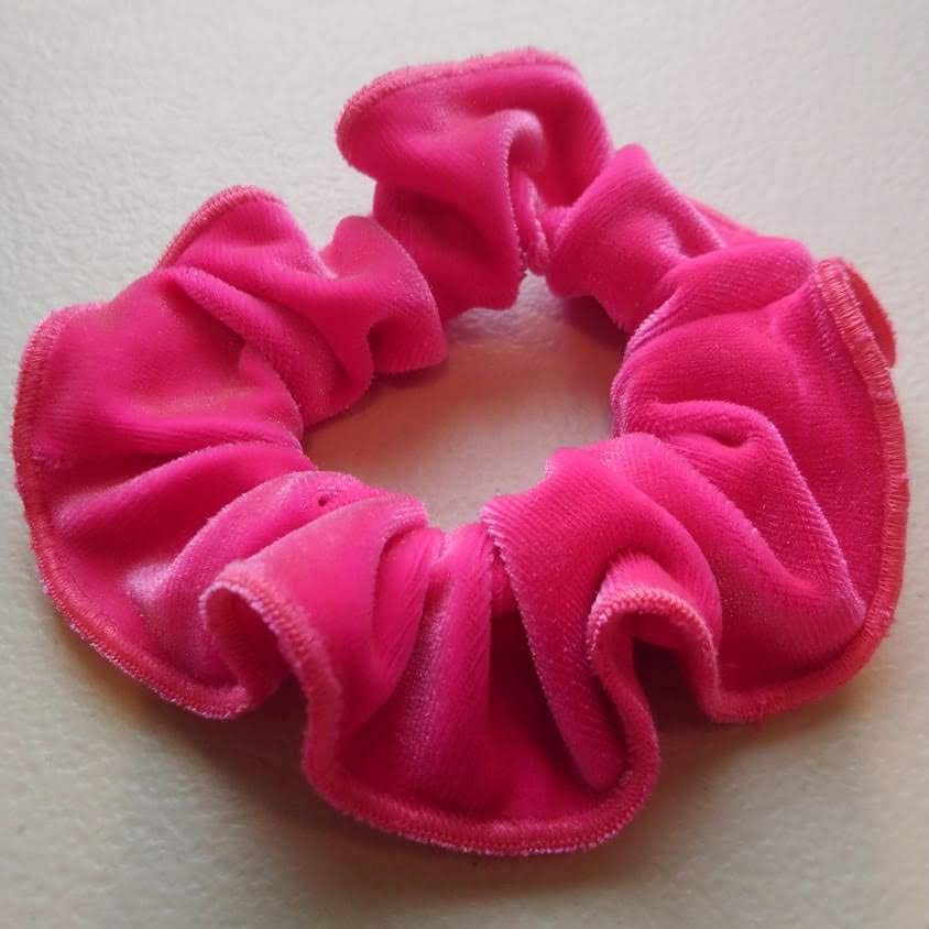 Velvet Scrunchies (12 colors are available)-handmade
