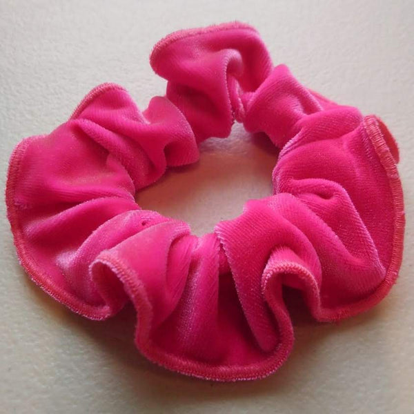 Velvet Scrunchies (12 colors are available)-handmade