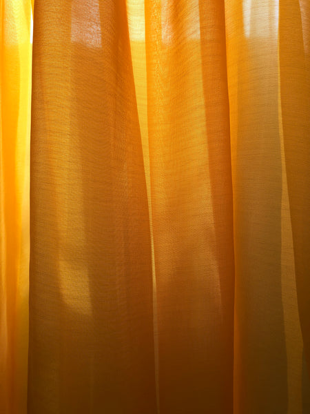 【Iridescent yellow Chiffon】Rehearsal long flowy skirt