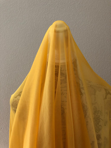 【Iridescent yellow Chiffon】Rehearsal long flowy skirt