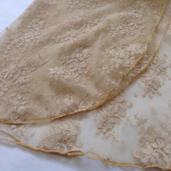 Mocha lace wrap skirt for both kids