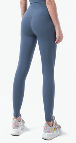 Leggings with pocket 004(Blue)