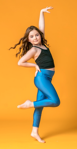 Leggings for Youth 002(Blue)