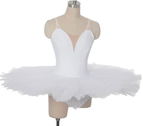 Professional white plane classical tutu