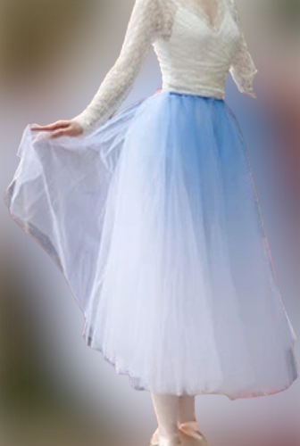 Hand-dyed Ombre Romantic Tutu (5 colors)