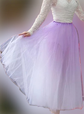 Hand-dyed Ombre Romantic Tutu (5 colors)