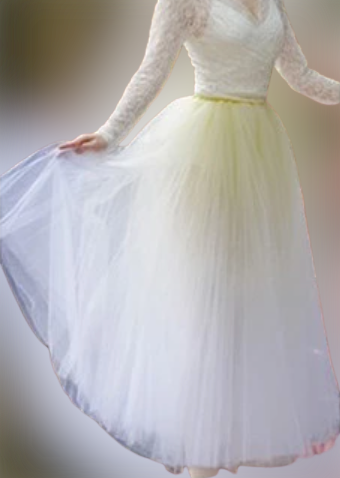 Hand-dyed Ombre Romantic Tutu (5 colors)