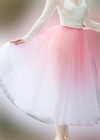 Hand-dyed Ombre Romantic Tutu (5 colors)