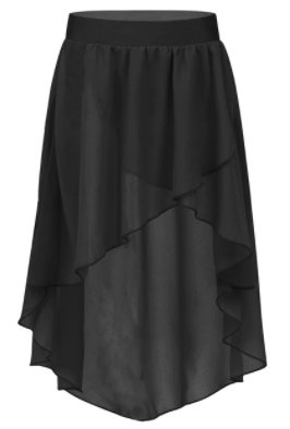 High & Low pull-on skirts (4 colors)