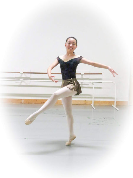 Crushed Brown Velvet pull-on skirt